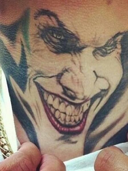 Joker Tattoos  Joker tattoo Tattoos Side neck tattoo