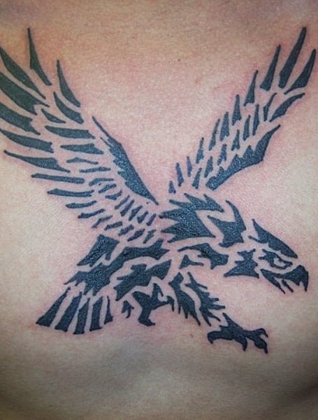 Eagle tattoo  Tribal eagle tattoo  Forearm tattoo  shorts  eagletattoo tribaltattoo  YouTube