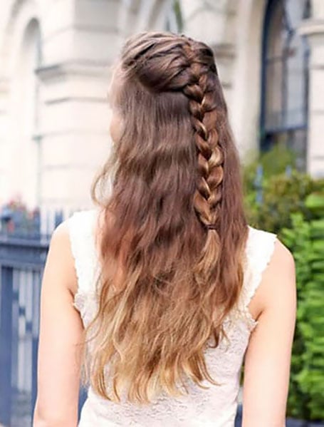 Reverse French Braid💗💗 #braids #braidtutorial #fyp #hair | Dutch Braid  Tutorial | TikTok