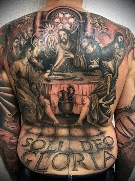 82 Delightful Jesus Tattoos For Back  Tattoo Designs  TattoosBagcom