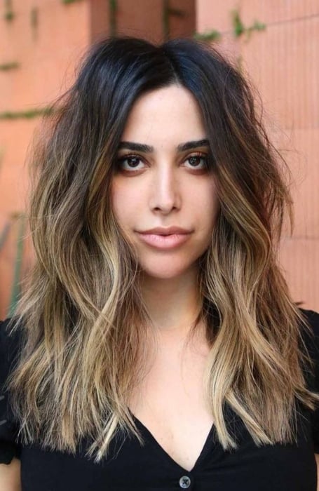 10 Shoulder Length Thick Hair & Color Creations - PoP Haircuts | Thick hair  styles, Lob hairstyle, Shoulder length hair cuts