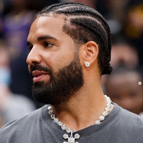 Who are you and what have you done to Drake? The rapper changes his  hairstyle and gets a tattoo on his face - Celebrity