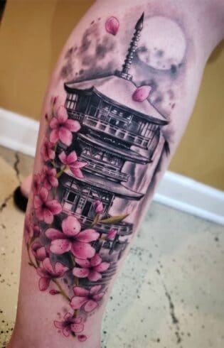 70 Beautiful Cherry Blossom Tattoo Designs & Meaning