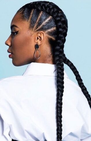 35 Popular Feed-in Braids Hairstyles for 2023 - The Trend Spotter