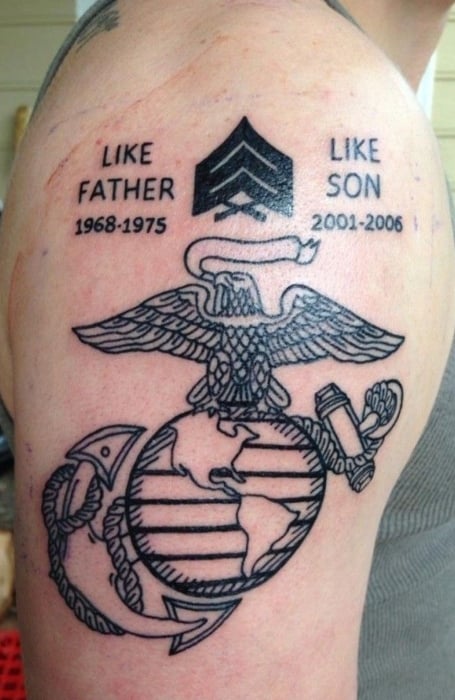 Veteran Ink on Twitter EAGLE GLOBE ANCHOR If youre a marine and  reading this now comment OORAH below Tattoo by allanleemurphy  marinetattoo usmctattoo usmcveteran usmcvet veteranink militarytattoo  httpstcop96kwYkW9Z  Twitter