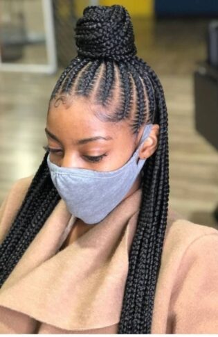 35 Popular Feed-in Braids Hairstyles for 2023 - The Trend Spotter