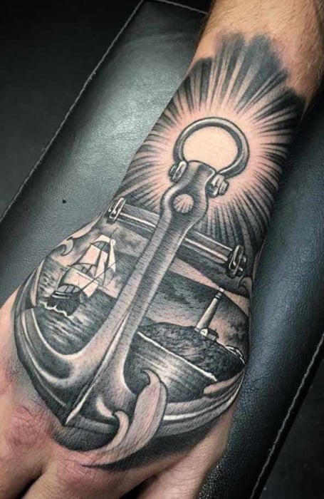 Share 95 about anchor hand tattoo latest  indaotaonec