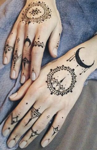 30 Beautiful Henna Tattoo Design Ideas & Meaning - The Trend Spotter