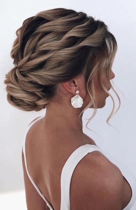 WINK Hair + Makeup - Soft, undone, textured updos are my jam. This  bridesmaid requested a sweet little bun that was soft, textured, not too  “done” and off her neck because of