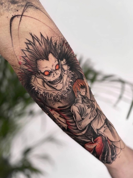 Top 5 Coolest Tattoos in Anime