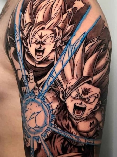 15 Amazing Anime Tattoos Design and Ideas For Anime Lovers
