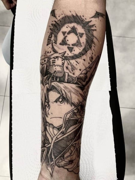 animeart in Tattoos  Search in 13M Tattoos Now  Tattoodo
