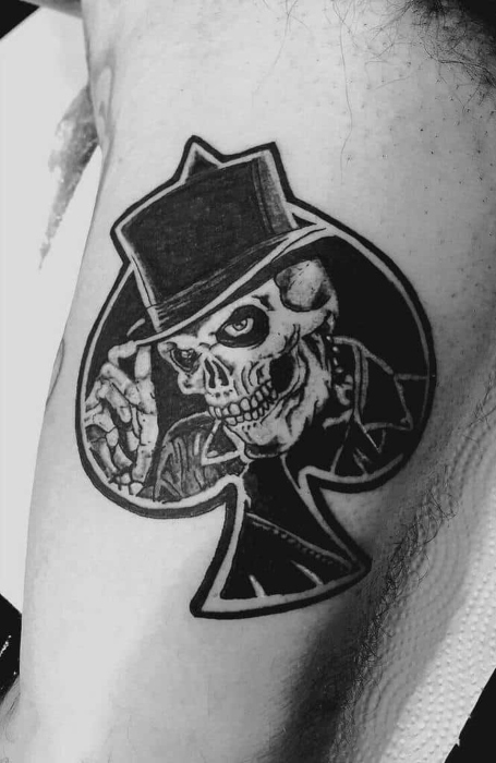 Meaning Of The Ace Of Spades Skull  Rebel Skull