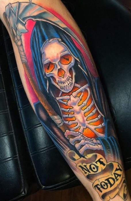 Pin on Grim reaper tattoo