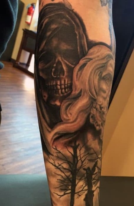 40 Grim Reaper Tattoo Designs  Meaning  The Trend Spotter