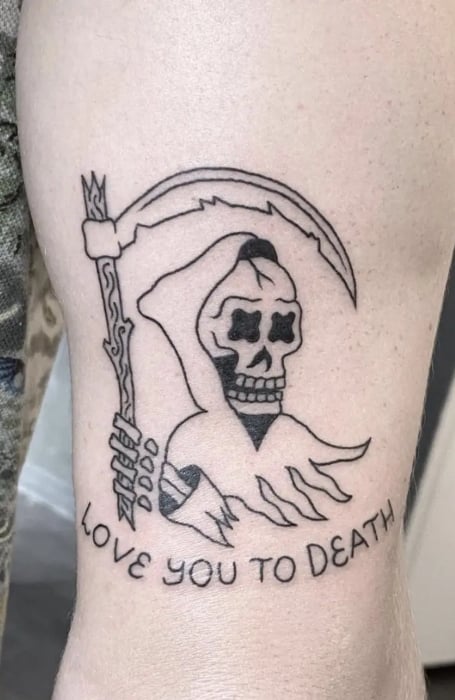 Grim Reaper by Em Alderks Rabid Hands Tattoo Ballard Seattle Wa  r tattoos