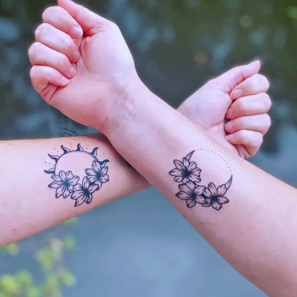 MotherDaughter Tattoos  Tattoos for daughters Mum and daughter tattoo Small  tattoos