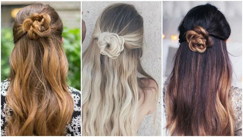 30 Easy HalfUp Hairstyles Thatll Only Take Minutes To Achieve  The  Singapore Womens Weekly