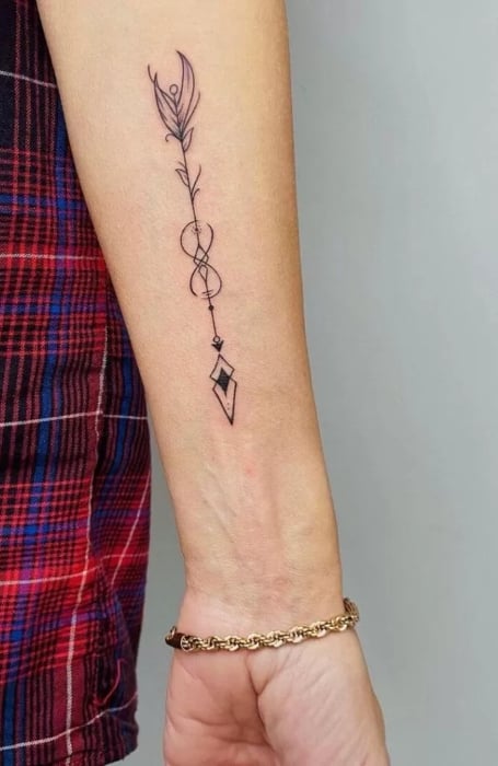 Tattoo uploaded by sinotattoo  Minimal arrow tattoo  Tattoodo