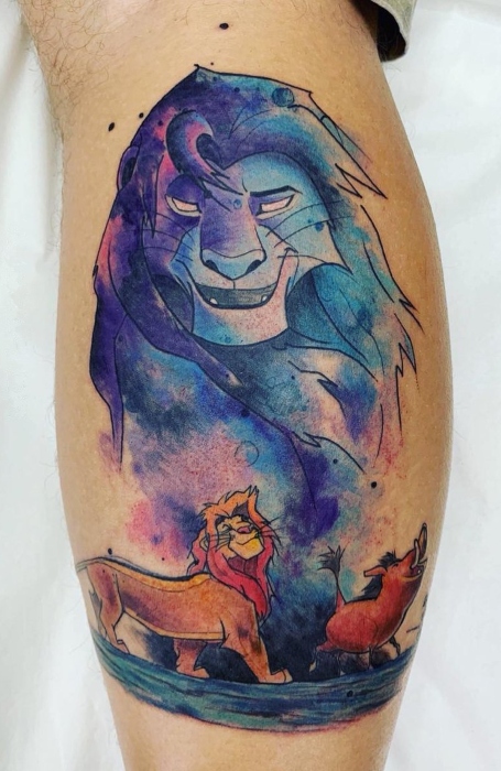 Tattoo uploaded by Ida Petersen  My first tattoo Simba The lion king    Tattoodo