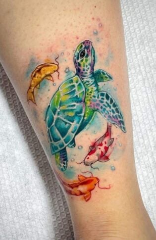 30 Vibrant Watercolor Tattoo Designs and Ideas (2024) - The Trend Spotter