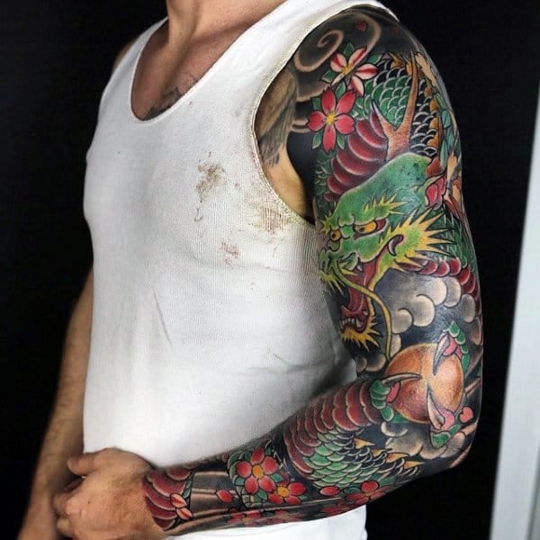 Animal Color Sleeve Tattoo by Boris Tattoo  Tattoo Insider
