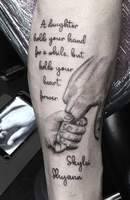 Details 87 father daughter tattoos quotes best  thtantai2