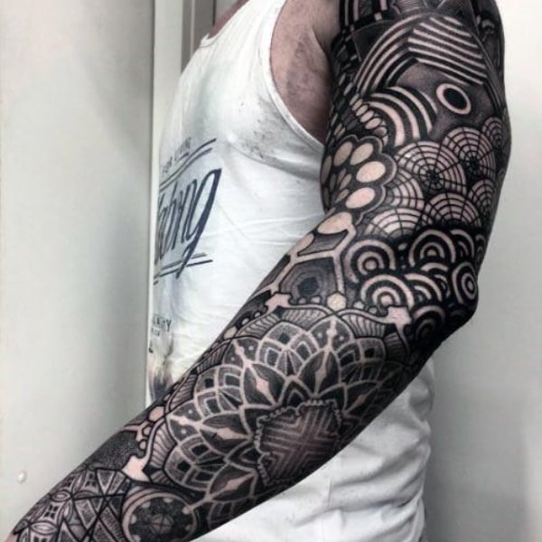 Geometric Tattoos  Cloak and Dagger Tattoo London