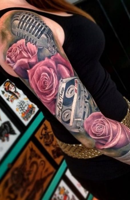 Music Tattoo Design On Arm  Tattoo Designs Tattoo Pictures