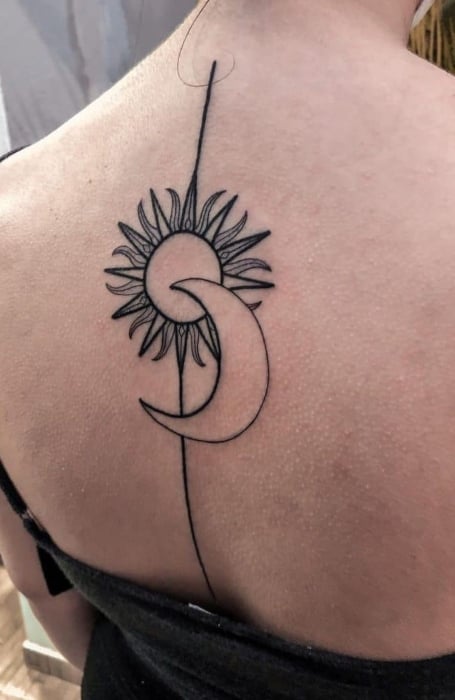 20 Sun And Moon Tattoo Ideas For Ladies  Styleoholic