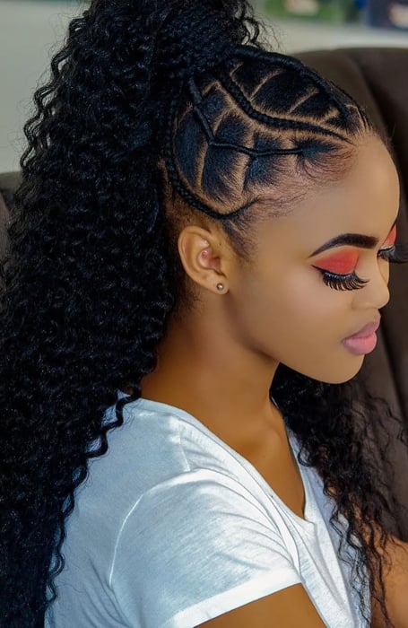 364 Braided Ponytail Hairstyles Black Women Royalty-Free Images, Stock  Photos & Pictures | Shutterstock