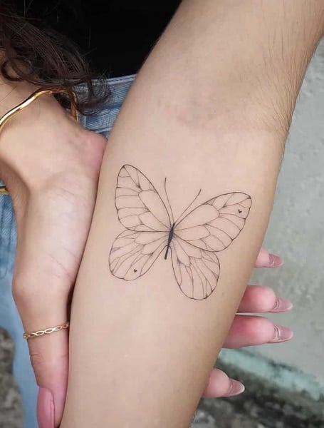 Voorkoms® Butterfly Tattoo Waterproof Men and Women Temporary Body Tattoo :  Amazon.in: Beauty