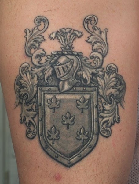 Top 43 Family Shield Tattoo Ideas 2021 Inspiration Guide