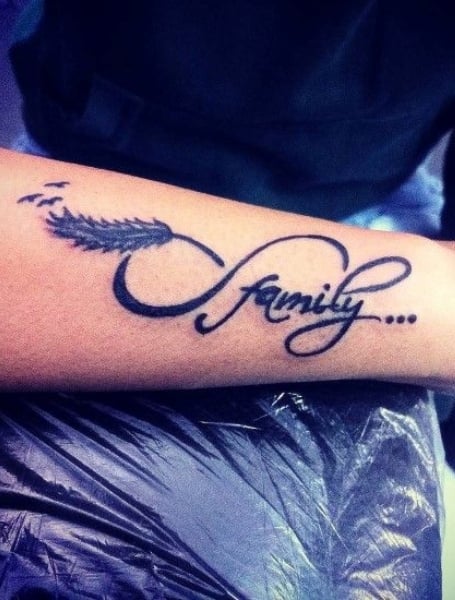Family Infinity Tattoo 1