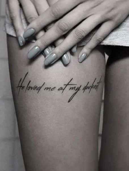 Sexy Tattoo Quote  Quote Number 677498  Picture Quotes