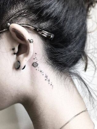 Cute Behind The Ear Tattoos 1 315x415 