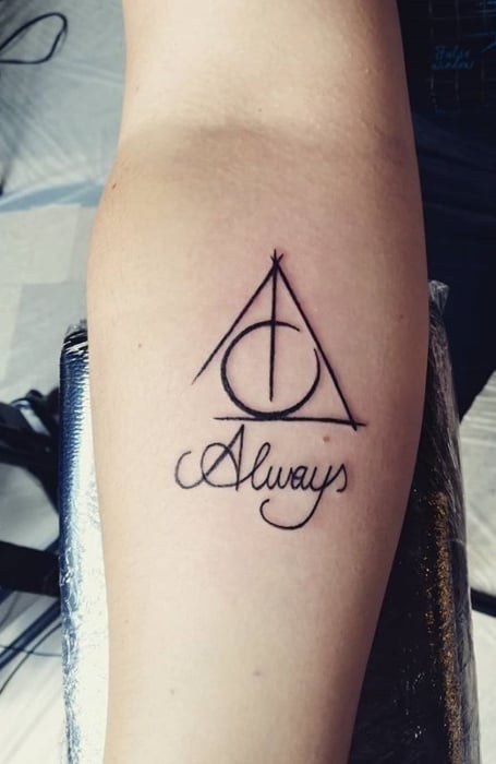Harry Potter inspired 'Always' temporary tattoo, get it