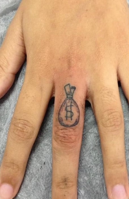 Tattoo uploaded by doughboy • Moneybag tattoo/scar coverup • Tattoodo