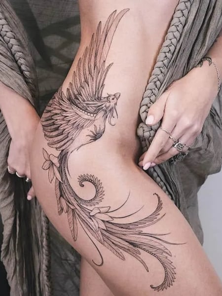 Customized Phoenix forearm Tattoo done by Mico #artcoholic #artcoholic... |  TikTok