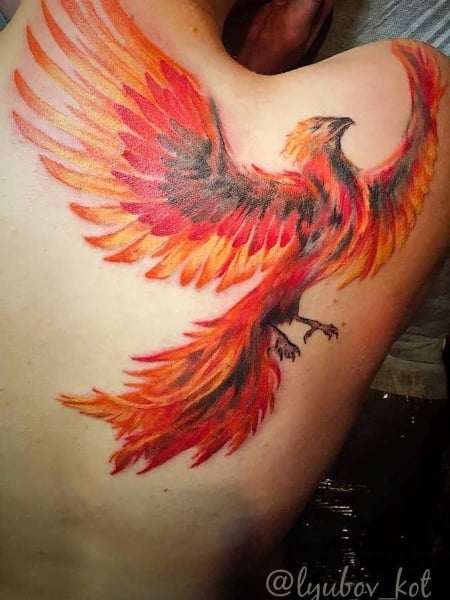 Girl with the Phoenix Tattoo 酷美國紋身藝術家  Steemit