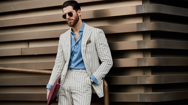 Buy Light Blue Slim Fit Suit Blazer for Men at SELECTED HOMME | 150566501