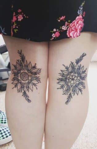 40 Best Knee Tattoo Designs For 2024   Back Knee Tattoo 315x485 