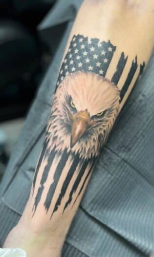 40 Best American Flag Tattoo Ideas For 2024 - The Trend Spotter