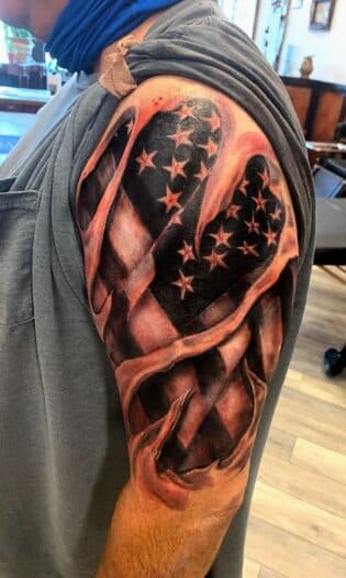 40 Best American Flag Tattoo Ideas For 2024 - The Trend Spotter