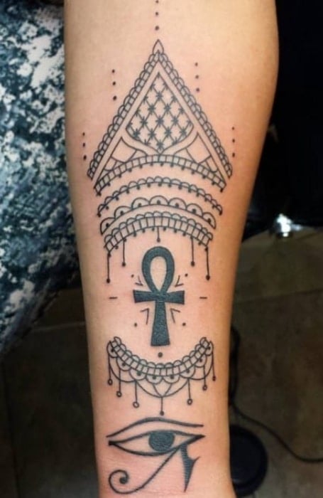 40Amazing Ankh Tattoos with Meanings Ideas and Celebrities  Body Art  Guru