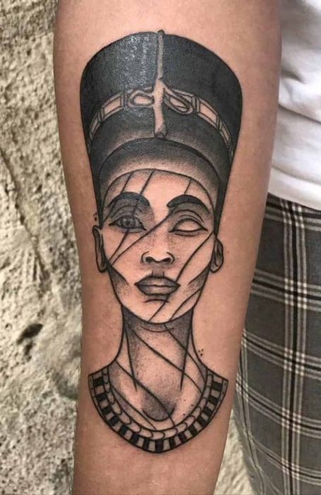 Top 97 Best Nefertiti Tattoo Ideas  2021 Inspiration Guide  Egyptian  tattoo sleeve Nefertiti tattoo African sleeve tattoo