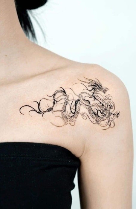 Dragon tattoo Vector Art Stock Images  Depositphotos