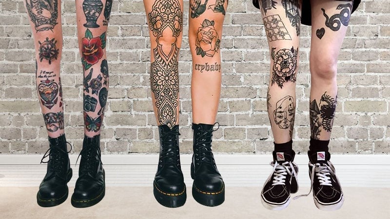 16 Celebrity Knee Tattoos  Steal Her Style