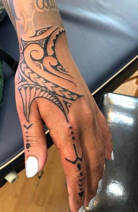 98 Mind Blowing Tribal Tattoos On Hand  Tattoo Designs  TattoosBagcom