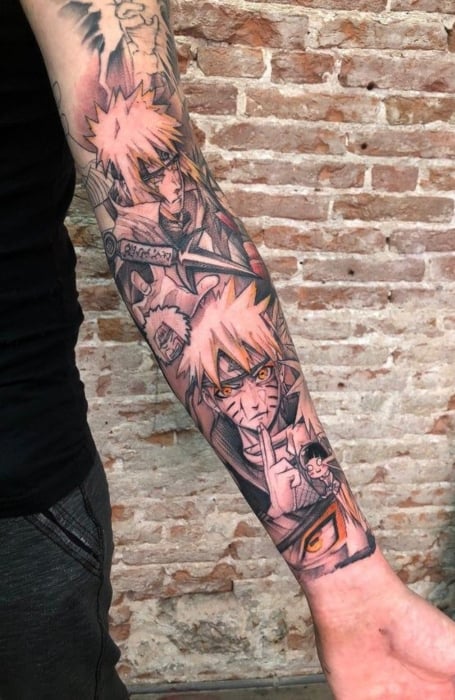 Freegomes Tattoo Artist en Instagram Minato Namikaze que fiz semana  passada ai está o resultado  Gostaram  Naruto tattoo Anime tattoos  Tattoos for guys